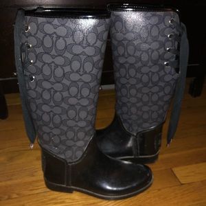 COACH RAIN BOOTS